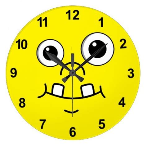 funny clock faces|animated clock face.